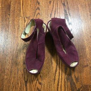 Fly London - Peep Toe Wedges